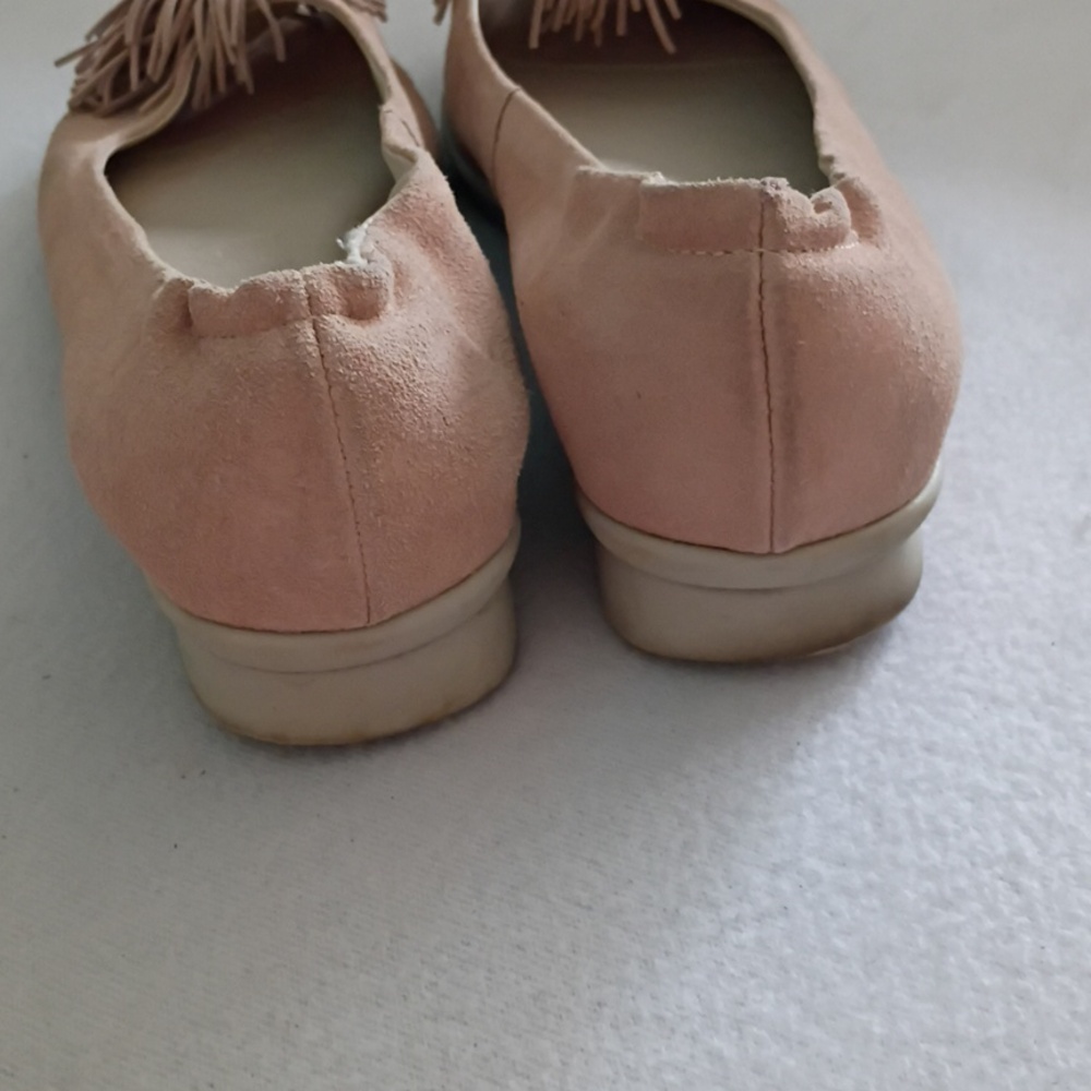 THE FLEXX Blush Pink Tassel Ballet Flats - Picture 7 of 11
